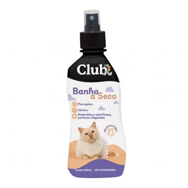 Banho a Seco Club Pet Gatos 300ml