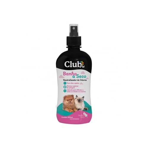 Banho a Seco Club Pet Neutralizador 500ml