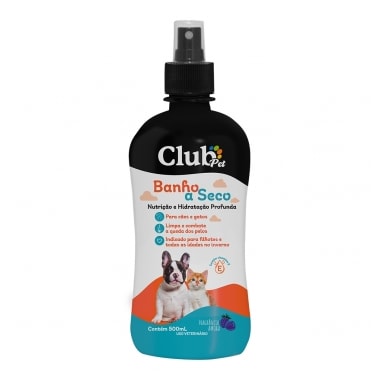 Banho a Seco Club Pet Nutrição 500ml