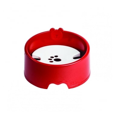 Bebedouro Club Pet Cães Pelos Longos Vermelho