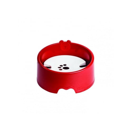 Bebedouro Club Pet Cães Pelos Longos Vermelho