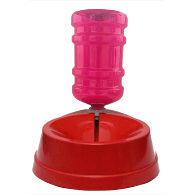 Bebedouro Four Plastic Automático Max Vermelho 1L