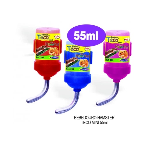 Bebedouro Plast Pet Com Bico de Alumínio Mini Roedores 55ml