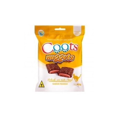 Bifinho Caats Nuggets Frango Gatos Adultos 40g