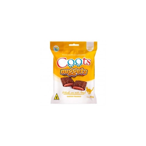 Bifinho Caats Nuggets Frango Gatos Adultos 40g