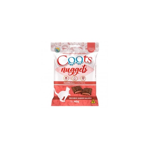 Bifinho Caats Nuggets Natural Hairball Gatos Adultos 40g
