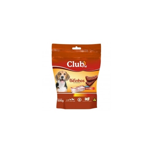 Bifinho Club Pet em Barra Bacon 500g