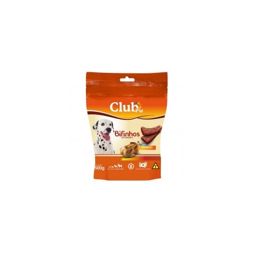 Bifinho Club Pet em Barra Frango 500g