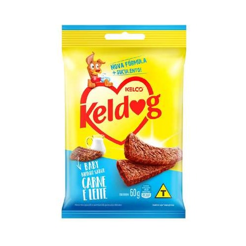 Bifinho Keldog Carne e Leite Filhotes 60g