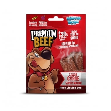 Bifinho Mister Bone Beef Carne Premium 50g