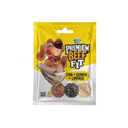 Bifinho Mister Bone Chia, Quinoa e Linhaça Fit Premium 50g