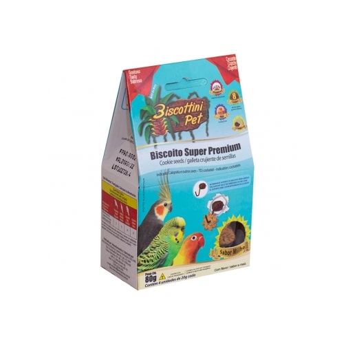 Biscoito Aves da Mata Calopsitas 80g