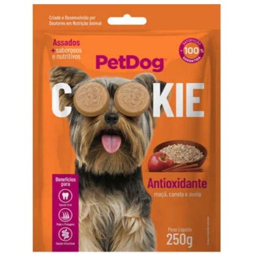 Biscoito Cookie Pet Dog Maça 250g