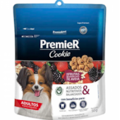 Biscoito Cookie Premier Frutas Vermelhas Cães Adultos Raças Pequenas 50g