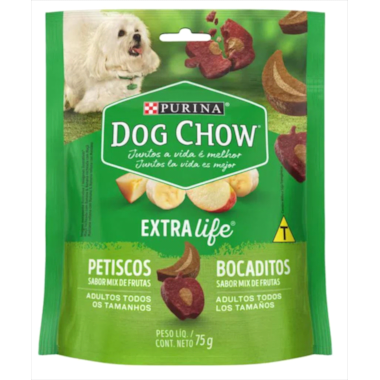 Biscoito Dog Chow Mix de Frutas Cães 75g