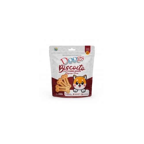 Biscoito Doogs Carne Cães Adultos Raças Pequenas 200g
