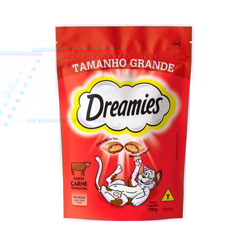 Biscoito Dreamies Carne Tentadora Gatos 150g