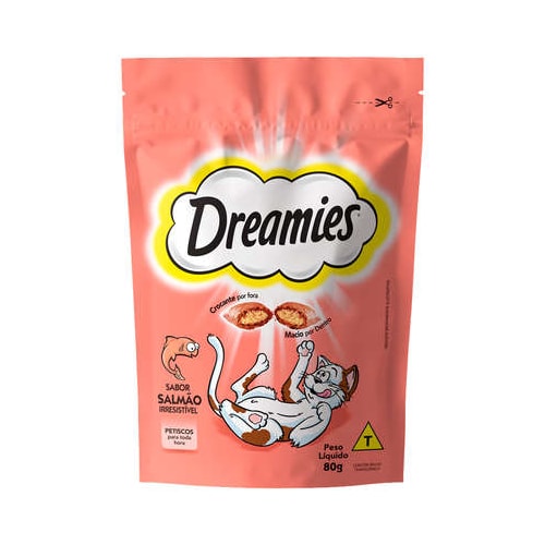 Biscoito Dreamies Carne Tentadora Gatos 80g