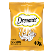 Biscoito Dreamies Queijo Delicioso Gatos 40g