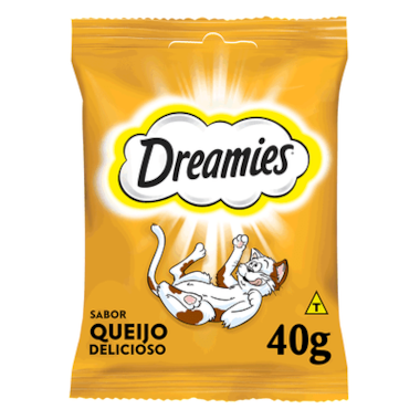 Biscoito Dreamies Queijo Delicioso Gatos 40g
