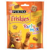 Biscoito Friskies Party Mix Frango, Fígado e Peru Gatos 40g