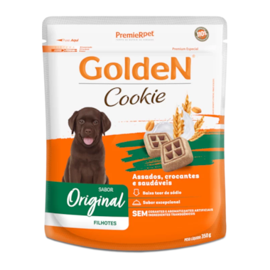 Biscoito Golden Cookie Original Cães Filhotes 350g