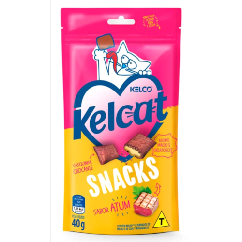 Biscoito Kelcat Atum Gatos 40g