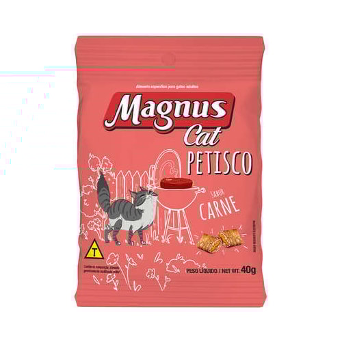 Biscoito Magnus Cat Carne 40g