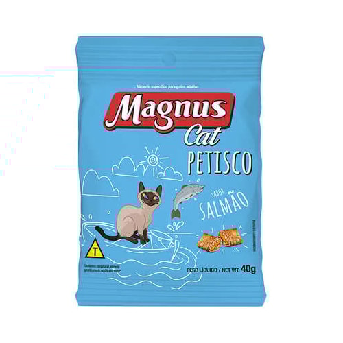 Biscoito Magnus Cat Salmão 40g