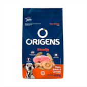 Biscoito Origens Peru, Aveia e Cereais Cães Adultos 400g