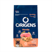 Biscoito Origens Peru, Aveia e Cereais Cães Adultos Raças Pequenas 400g