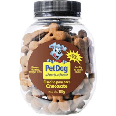 Biscoito Pet Dog Chocolate Cães 180g