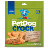Biscoito Pet Dog Crock Integral 500g