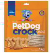 Biscoito Pet Dog Crock Mini Cães Raças Pequenas 1kg