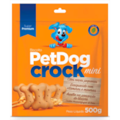 Biscoito Pet Dog Crock Mini Cães Raças Pequenas 500g