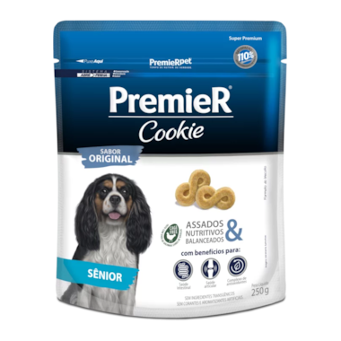 Biscoito Premier Cookie Original Cães Sênior 250g