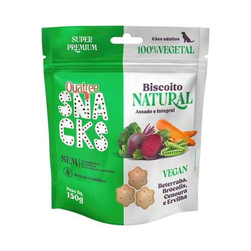Biscoito Quatree Natural Vegano 150g