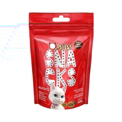 Biscoito Quatree Nuggets Pele e Pelo 60g