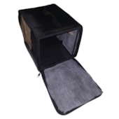 Bolsa de Transporte Club Pet Pássaros Preto