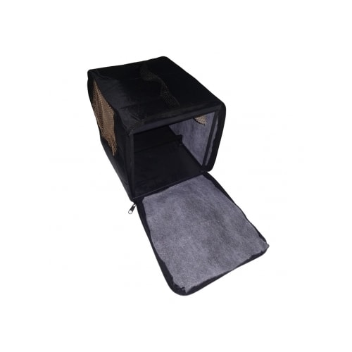 Bolsa de Transporte Club Pet Pássaros Preto