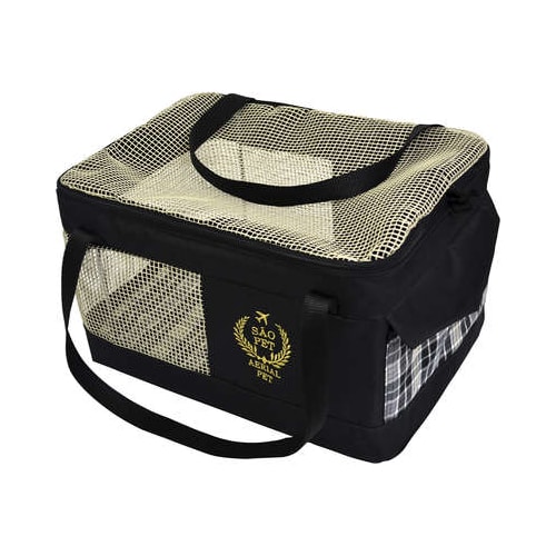 Bolsa de Transporte São Pet Aerial Latam Preta