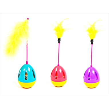 Brinquedo Chalesco Play Cat Pop com Penas