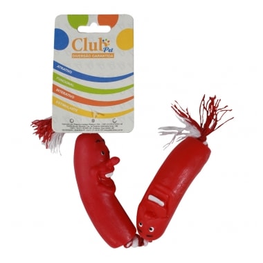 Brinquedo Club Pet 2 Salsichas com Corda