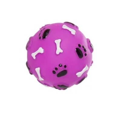 Brinquedo Club Pet Bola Osso Pata Com Bolinha Cravejada