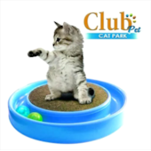 Brinquedo Club Pet Cat Park Interativo com Arranhador Azul Gatos