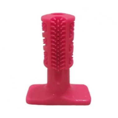 Brinquedo Club Pet Escova Médio Rosa