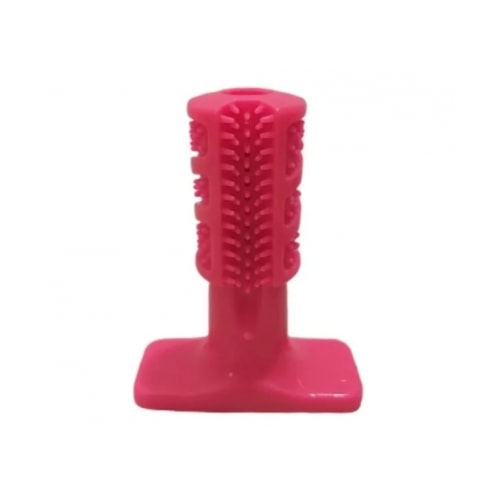 Brinquedo Club Pet Escova Médio Rosa