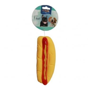 Brinquedo Club Pet Hot Dog com Apito