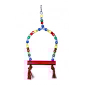 Brinquedo Club Pet Poleiro Aberto com Miçanga Pequeno