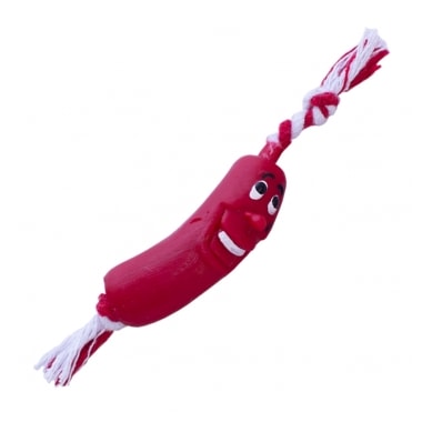 Brinquedo Club Pet Salsicha Baby com Corda